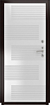 Дверь ДвериПРО Л-3б ФЛ-185 (10мм, ПВХ Ясень белый) DPRO222285 фото